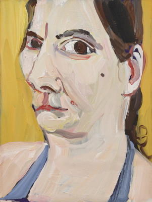 Chantal Joffe, Self-Portrait VII, August, 2018