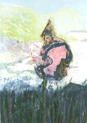 Peter Doig, Figure in a Mountain Landscape, 1997-1998