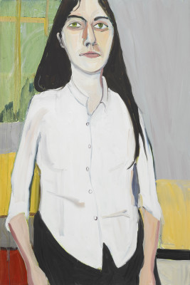Chantal Joffe, Esme in her School Shirt, 2019