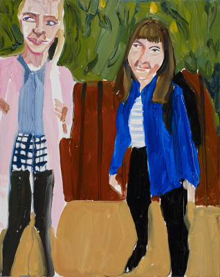 Chantal Joffe, Moll and Jazie, 2015