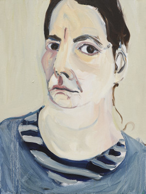 Chantal Joffe, Self-Portrait III, January, 2018