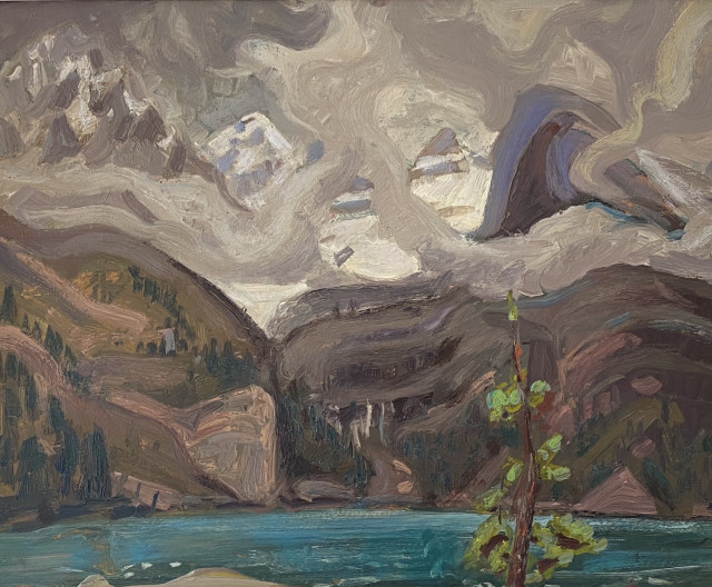 Lake O'Hara, Canadian Rockies, 1928 by Arthur Lismer