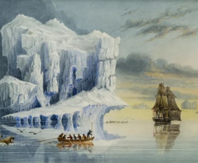 Sold | A Rare 19th Century Watercolour from the Era of Arctic Exploration