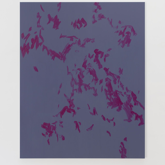 Evi Vingerling, Untitled, 2016, gouache and acrylic on linen, 200 x 150 cm.