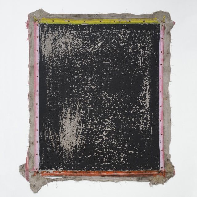 Jeff McMillan, Untitled (Black Fox 'Scratch' H-213), 2021-2024, oil on linen, 99 x 85 cm | courtesy of the artist and Kristof De Clercq gallery | photo: Stephen White & Co., London