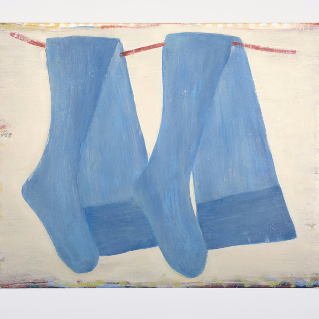 Veerle Beckers, Dunes, oil on canvas, 2021, 55 x 70 cm