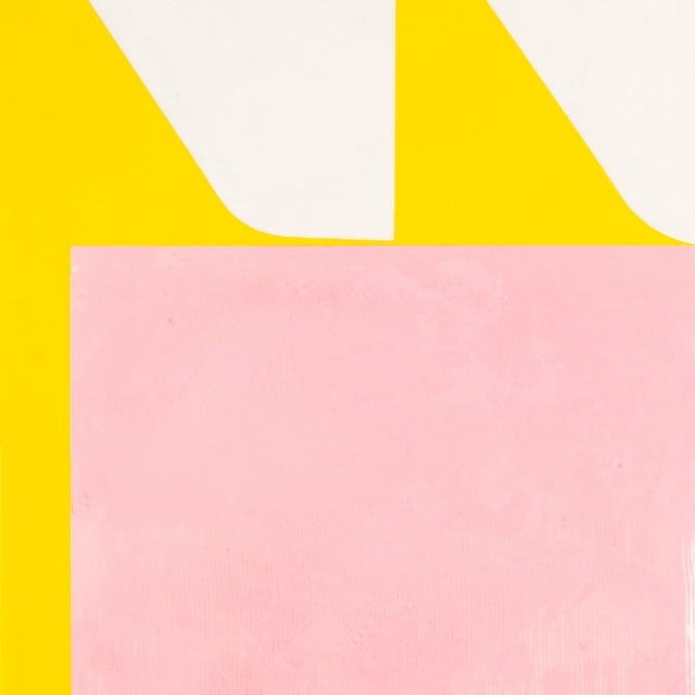 Katrin Bremermann, Untitled, 2025, enamel on waxed paper, 40,5 x 29,7 cm