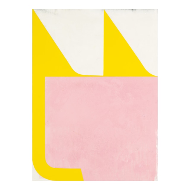 Katrin Bremermann, Untitled, 2025, enamel on waxed paper, 40,5 x 29,7 cm