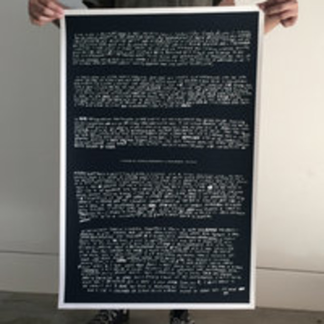 Mike Brodie, Limited Edition Screenprint
