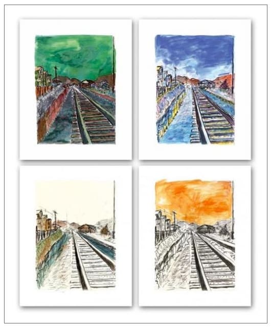 Bob Dylan, Train Tracks (set of 4), 2008