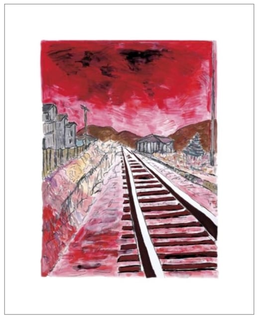 Bob Dylan, Train Tracks (red), 2010