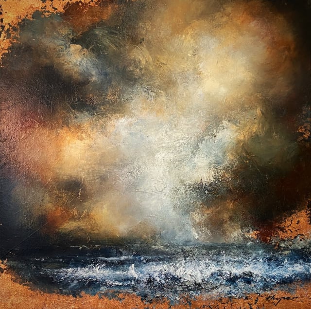 Daniel Hooper, Tempest copper (100cm), 2021