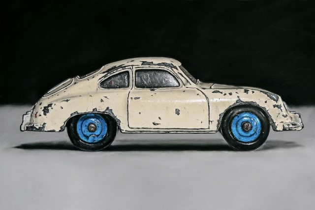 Ian Rawling, Cream Porsche, 2024