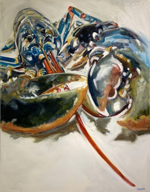 Michelle Parsons, LIGO (Lobster Indigo Green Orange), 2022