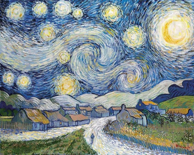 John Myatt, Starry Night , 2008