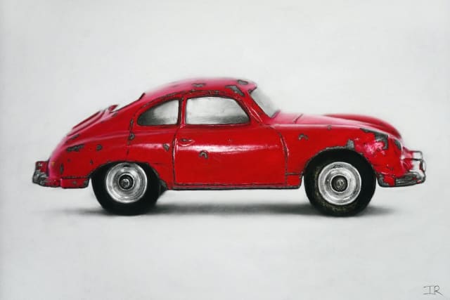 Ian Rawling, Red Porsche II, 2024