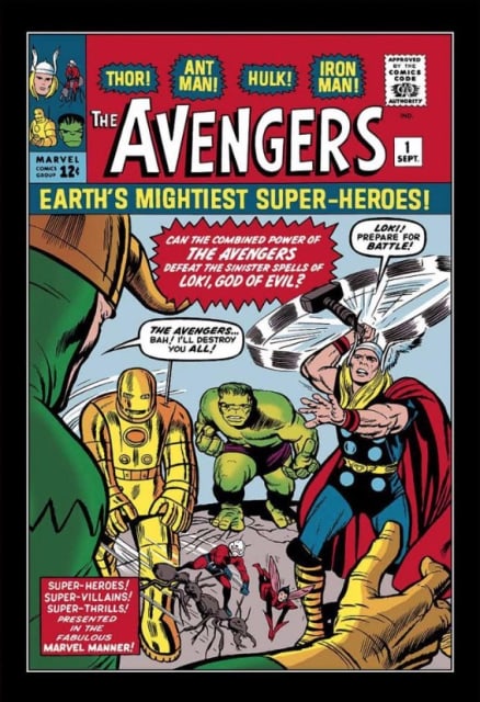 Stan Lee - Marvel, The Avengers #1 - Earth’s Mightiest Superheroes! (canvas)
