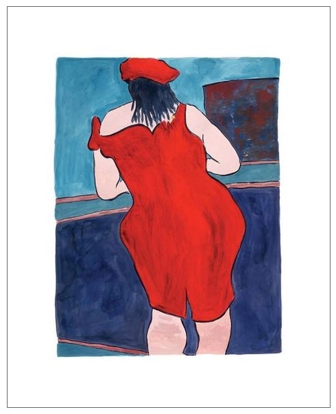 Bob Dylan, Woman In Red Lion Pub, 2016