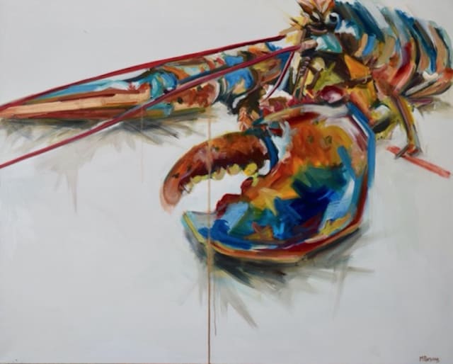 Michelle Parsons, Golden Lobster II, 2019