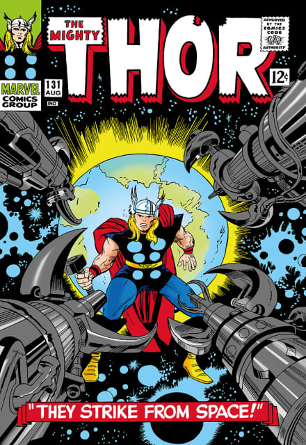 Stan Lee - Marvel, The Mighty Thor #131 - They Strike From Space! (canvas)