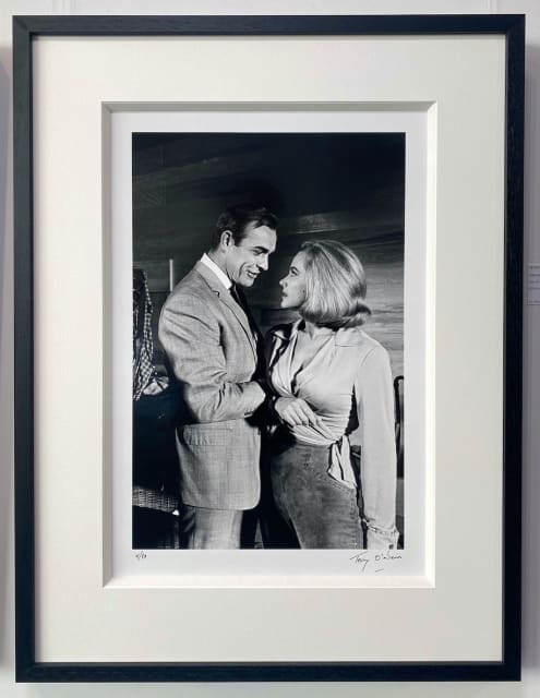 Terry O'Neill, Honor Blackman and Sean Connery, 1964 (Screen Icons Exhibition)