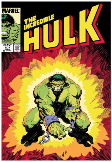 Stan Lee - Marvel, The Incredible Hulk #307 (canvas)