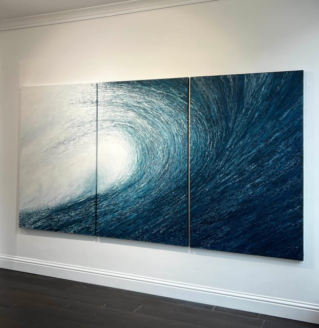 H D Carew, Inevitable (triptych), 2020