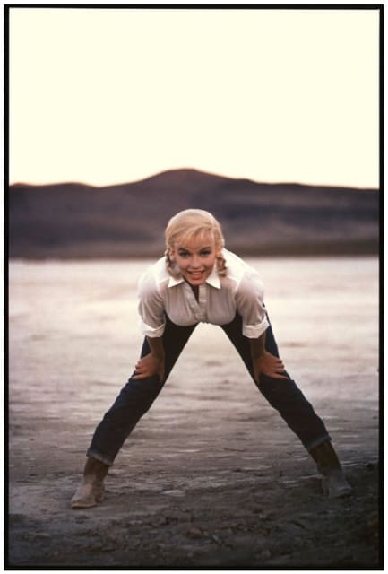 Eve Arnold, Marilyn Monroe on the set of ‘The Misfits’, Reno, Nevada, 1960