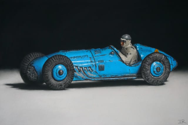 Ian Rawling, Blue Racing Car, 2023