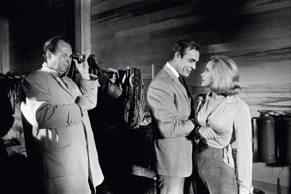 Terry O'Neill, Honor Blackman and Sean Connery, 1964