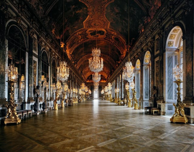 Robert Polidori; Galeries des Glaces (113) CCE.02.034, Corps Central - 1er etage, Chateau de Versailles, Versailles, France; 1983; Fujicolor crystal archive print mounted to dibond; 50 x 60 inches (127 x 152.4 cm); Edition of 10