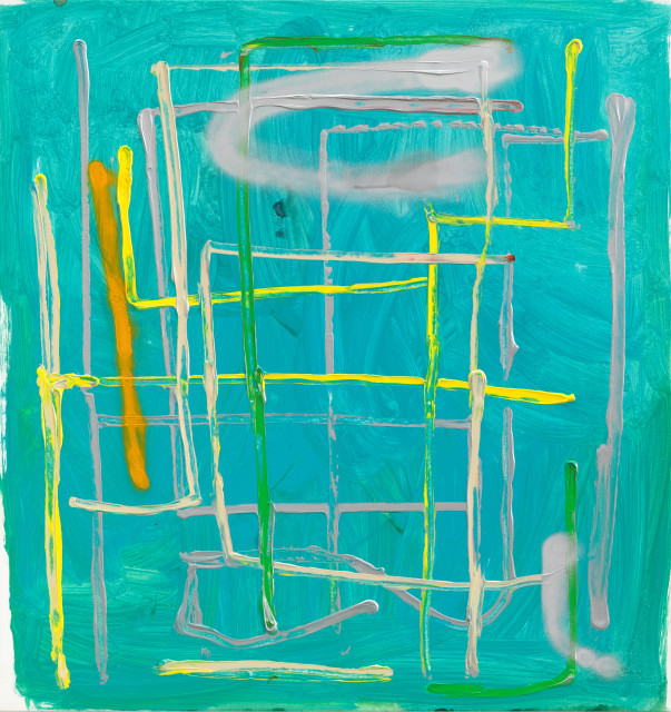 André Butzer Untitled, 2019 Oil on canvas 88 x 83 cm 34 5/8 x 32 5/8 in