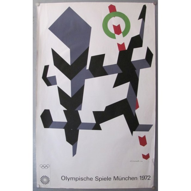 Allan D'arcangelo, Olympic Poster, 1972