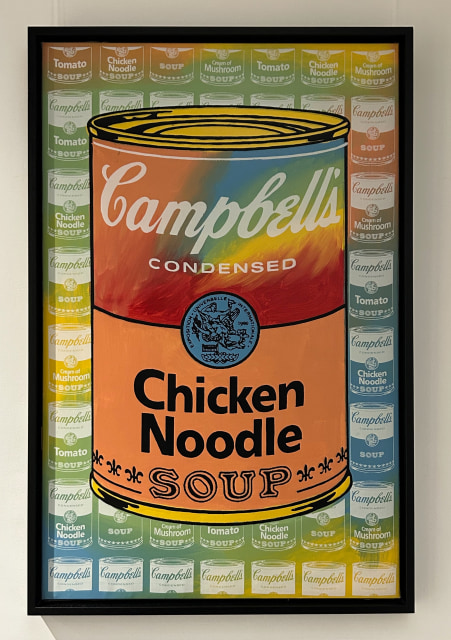 Steve Kaufman, Campbells Soup (Chicken Noodle) UNIQUE TP, 1996/1997