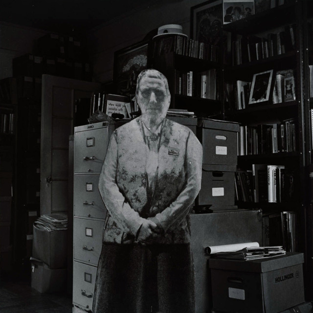 Robert Giard, Gertrude Stein Visits the Lesbian Herstory Archive, 1988