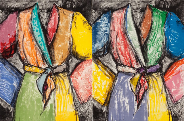 Jim Dine, Double Dose of Color, 2009