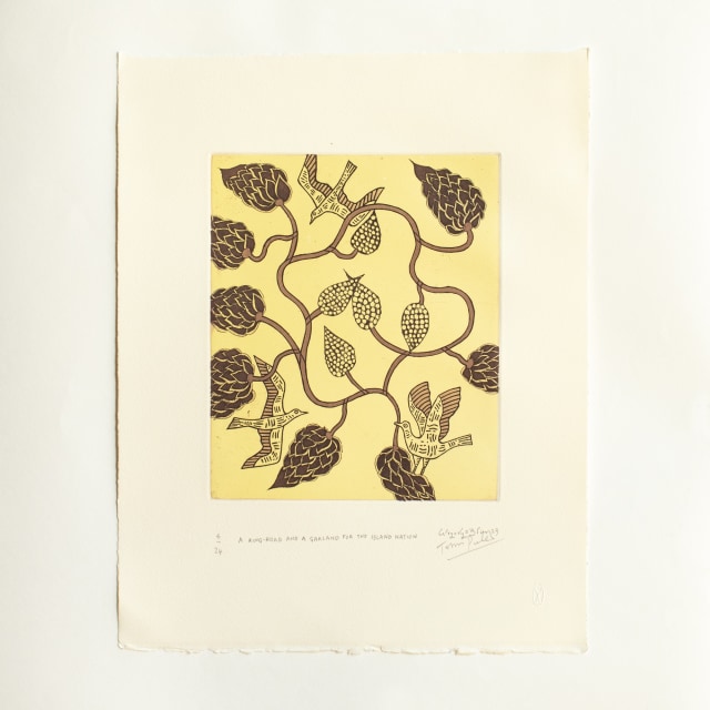 John Pule, (Collaboration with Gregory O'Brien) A Ring-Road and a Garland for the Island Nation, 2023