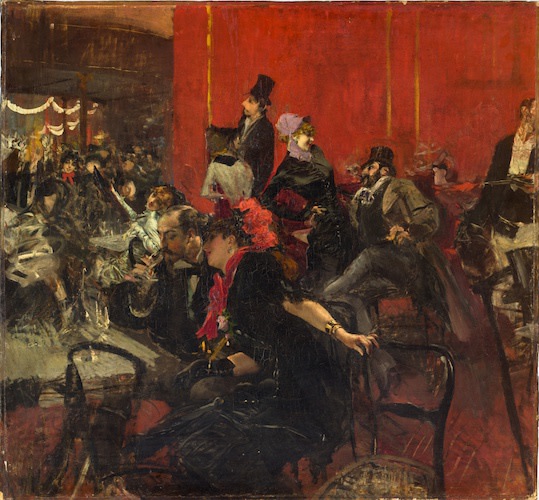 Giovanni Boldini (1842-1931), Scene from the Moulin Rouge, c. 1889, oil on canvas, 97 x 104,5 cm, Musée d'Orsay, Paris