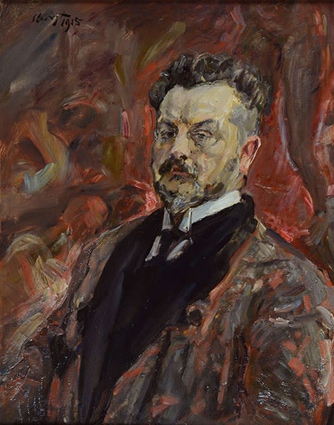 Max Slevogt (1868-1932), Self-portrait, 1915, oil on panel, Museum Georg Schäfer, Schweinfurt