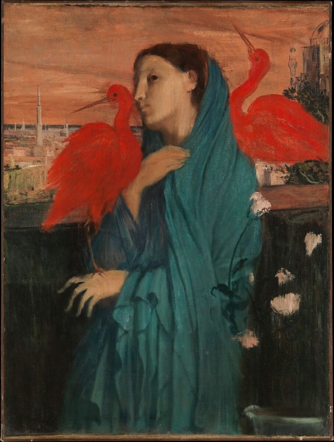 Edgar Degas (1834-1917), Young woman with ibis, 1857/8, oil on canvas, 100 x 74,9 cm, The MET, New York