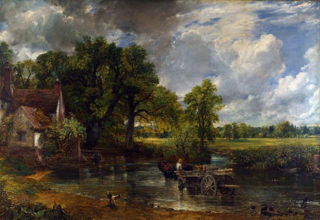 John Constable (1776-1837), The Hay Wain, 1821, oil on canvas, 130,2 x 185,4 cm, National Gallery London