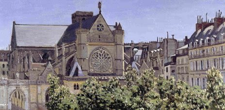 Claude Monet (1840-1926), St Germain l'Auxerrois, 1867, oil on canvas, 79 x 98 cm, Alte Nationalgalerie Berlin