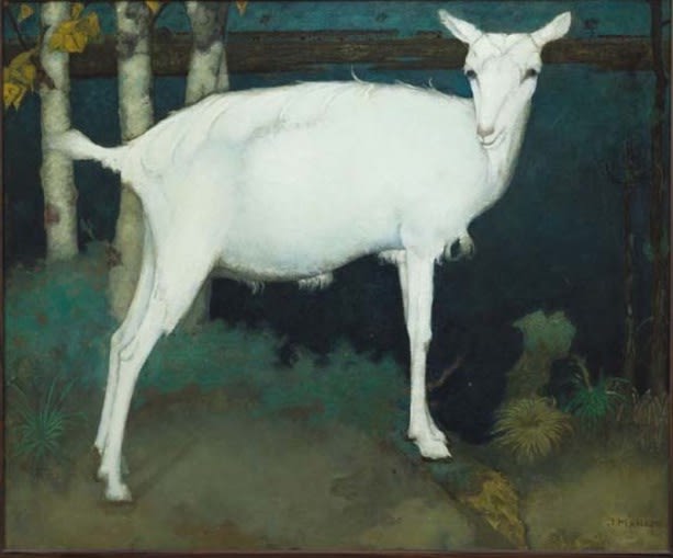 Jan Mankes (1889 - 1920), Goat, 1914, oil on canvas, Museum Arnhem