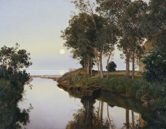 Janus la Cour (1837-1909), Summer Evening, 1892, oil on canvas, City of Aarhus
