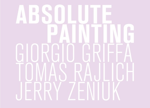 Absolute Painting. Giorgio Griffa, Tomas Rajlich and Jerry Zeniuk, Group show with Griffa, Rajlich and Zeniuk in ABC-ARTE