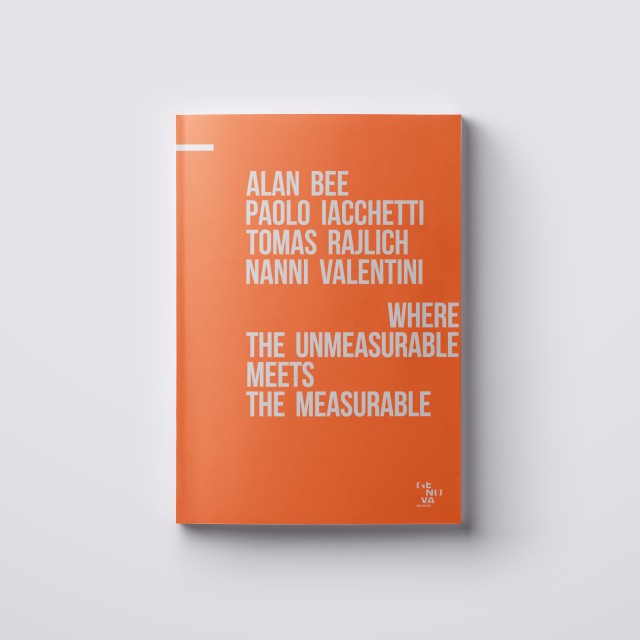 Where the unmeasurable meets the measurable, catalogue cover