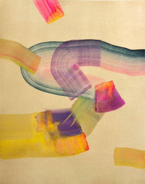 Isabella Nazzarri, Manuale per anime rotanti, 2017, 40,5x50 cm, watercolor on paper