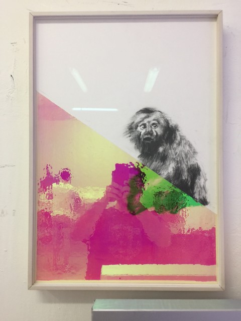 Matteo Negri, Senza titolo, 2017, 55x76cm, charcoal on cotton paper on t-bond