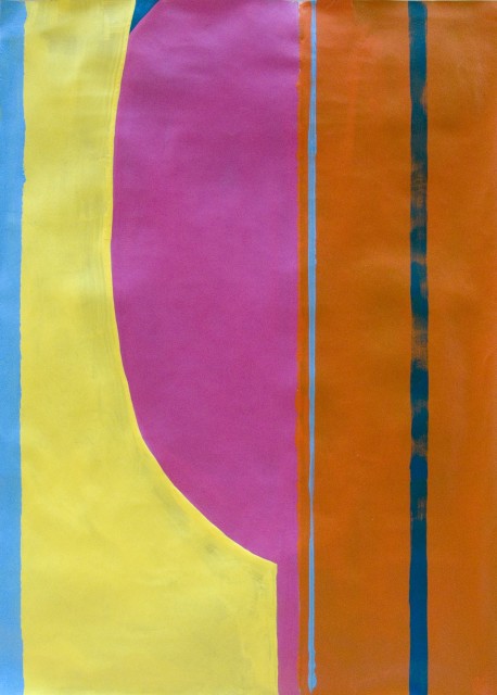 Giulio Zanet, Senza titolo, 2017, 70x50cm, emanel on paper