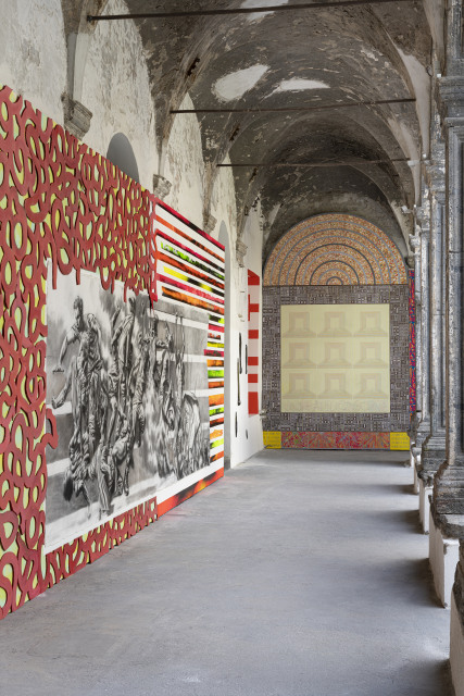 Paolo Iacchetti work at "Interaction. Napoli", Fondazione MADE IN CLOISTER, ph. Francesco Squeglia
